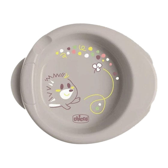 Chicco piatto pappacalda 6m+ grigio