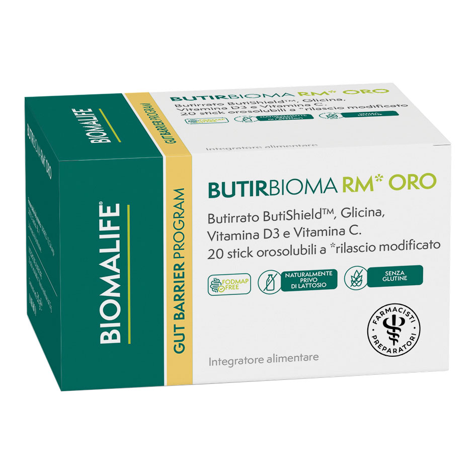 Unifarco Biomalife Biomalife Butirbioma Rm Oro 20 Stick Orosolubili