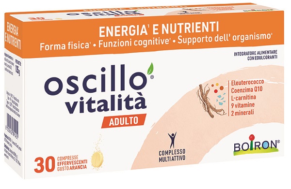 Oscillo vitalita' adulto 30 compresse effervescenti