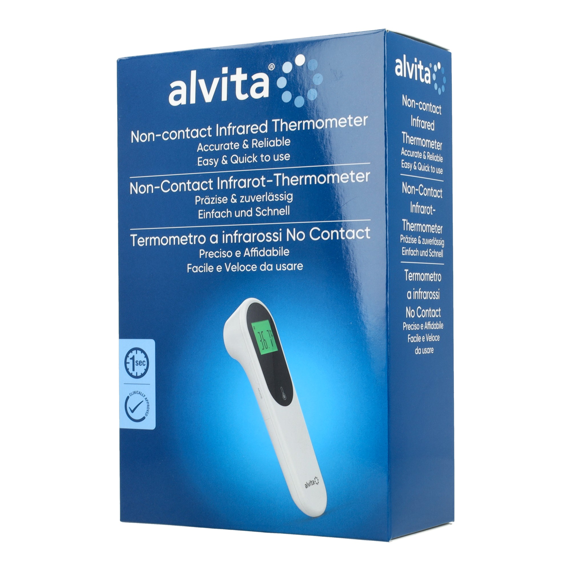 Alvita termometro auricolare a infrarossi