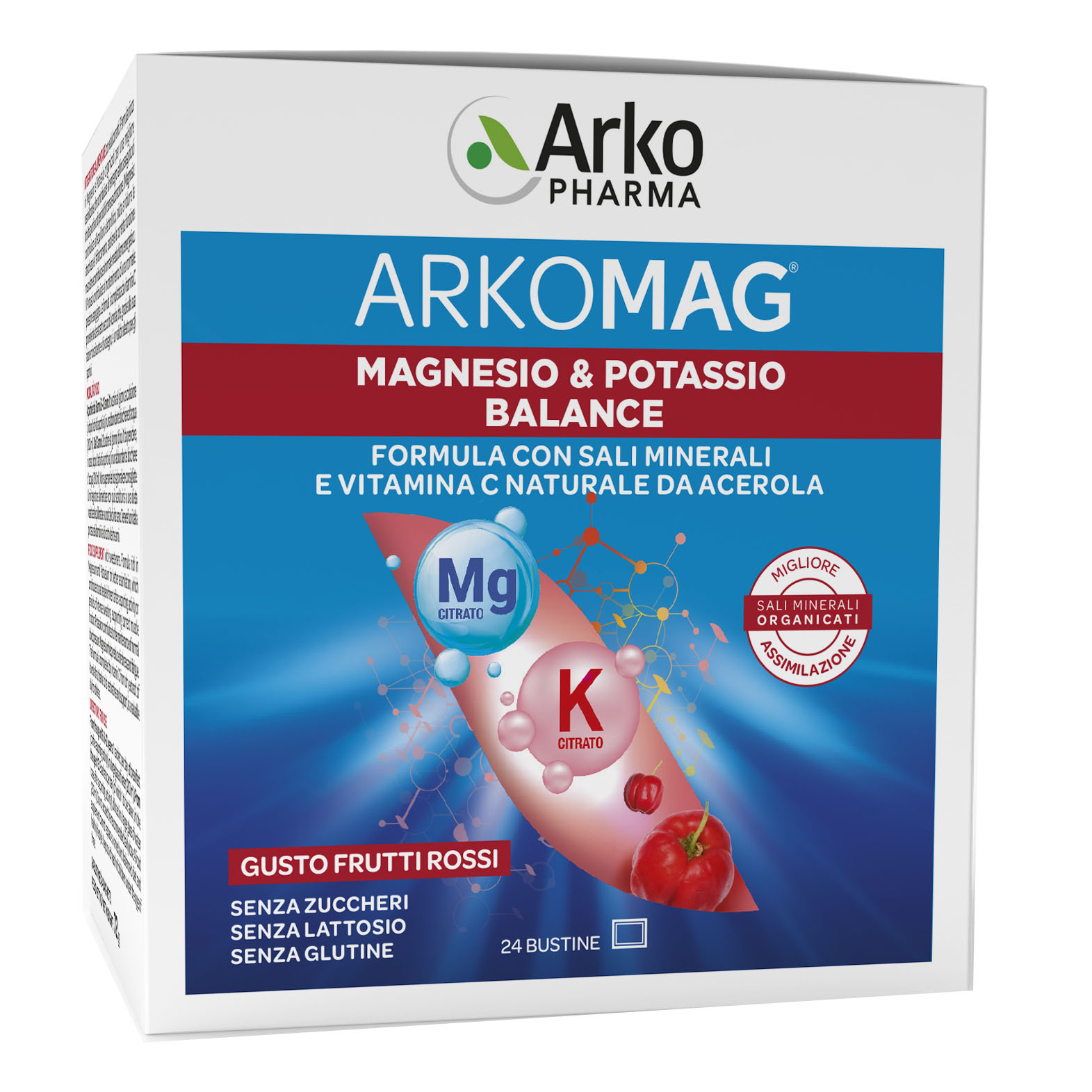 Arkomag Magnesio &amp; Potassio Balance 24 Bustine