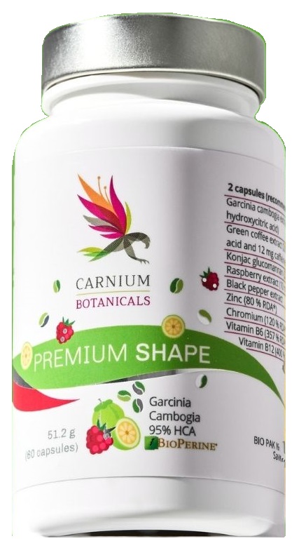 Bio Pak Nutracevtika D.o.o. Carnium Botanicals Premium Shape 60 Capsule