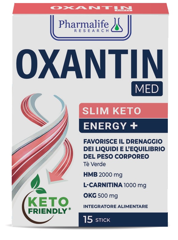 Oxantin med slim keto energy+ 15 stick