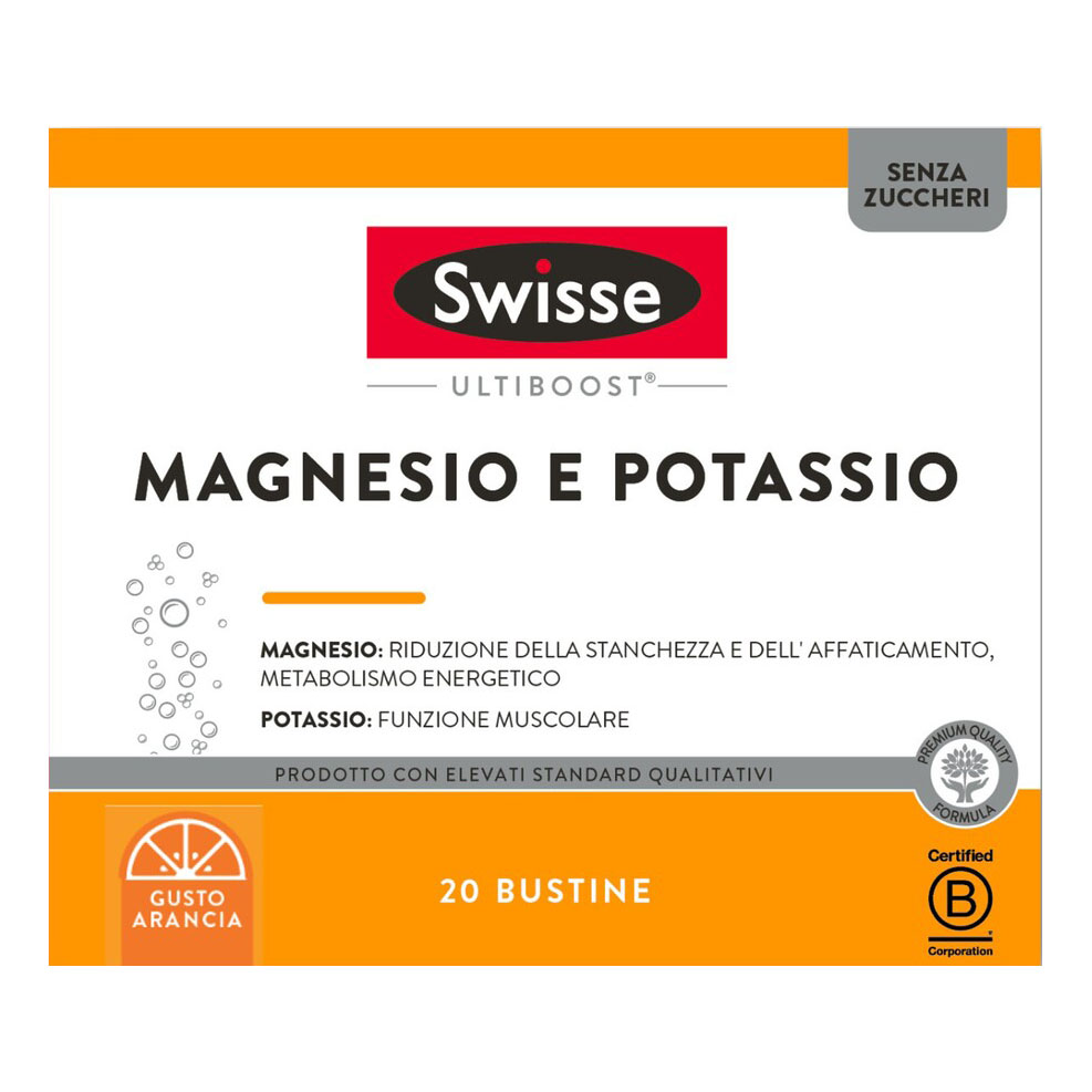 Swisse Ultiboost Magnesio e Potassio 20 Bustine