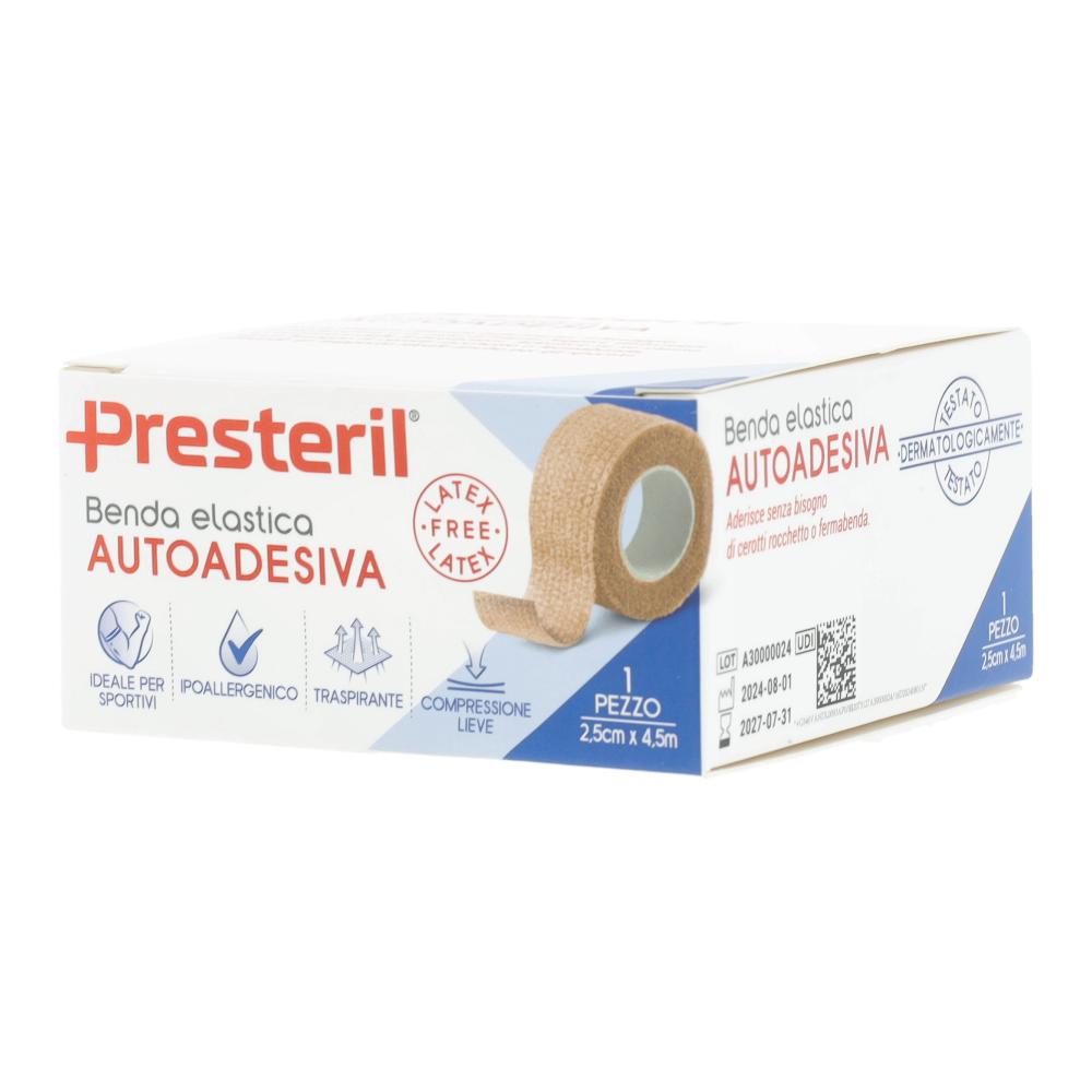 Benda elastica autoadesiva latex free presteril cm 2,5x4,5 m tesi skin