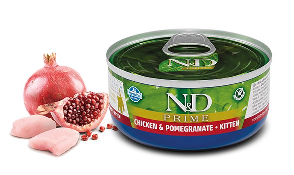 N&amp;D Wet Cat Prime Pollo Kitten 80 G