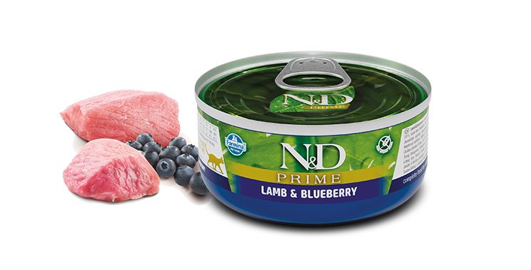 N&amp;D Wet Cat Prime Agnello 80 G