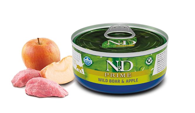 N&amp;D Wet Cat Prime Cinghiale 80 G