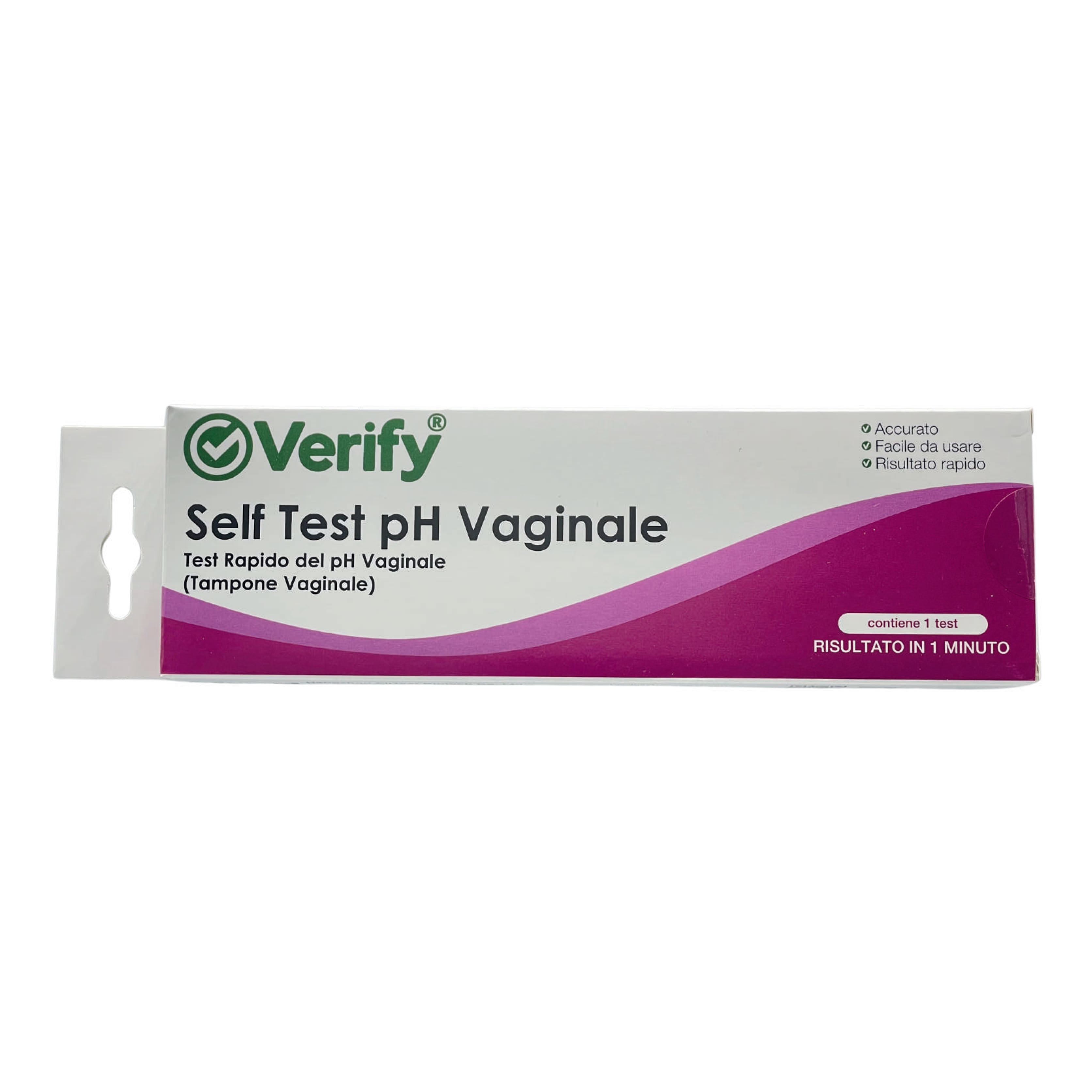 Test rapido verify ph vaginale autodiagnostico determinazione semiquantitativa ph campioni tamponi vaginali femminili