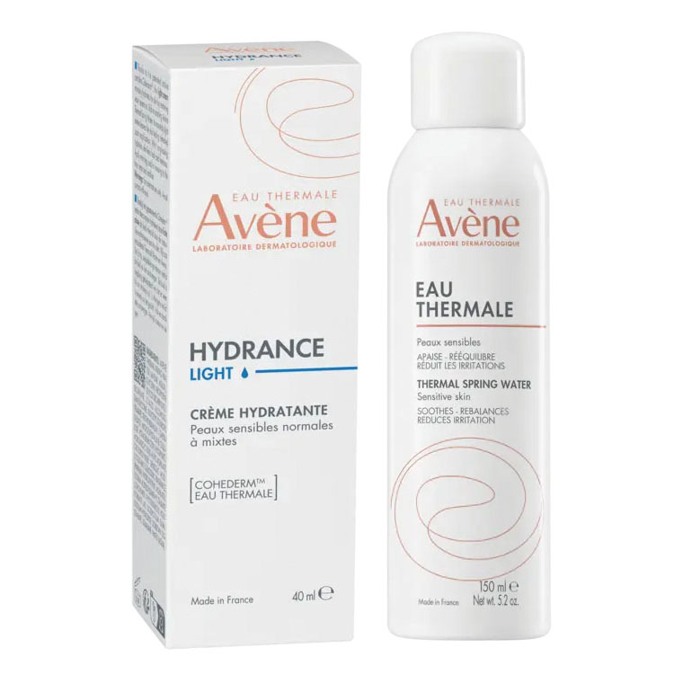 Avene hydrance crema leggera 40 ml + acqua termale 50 ml