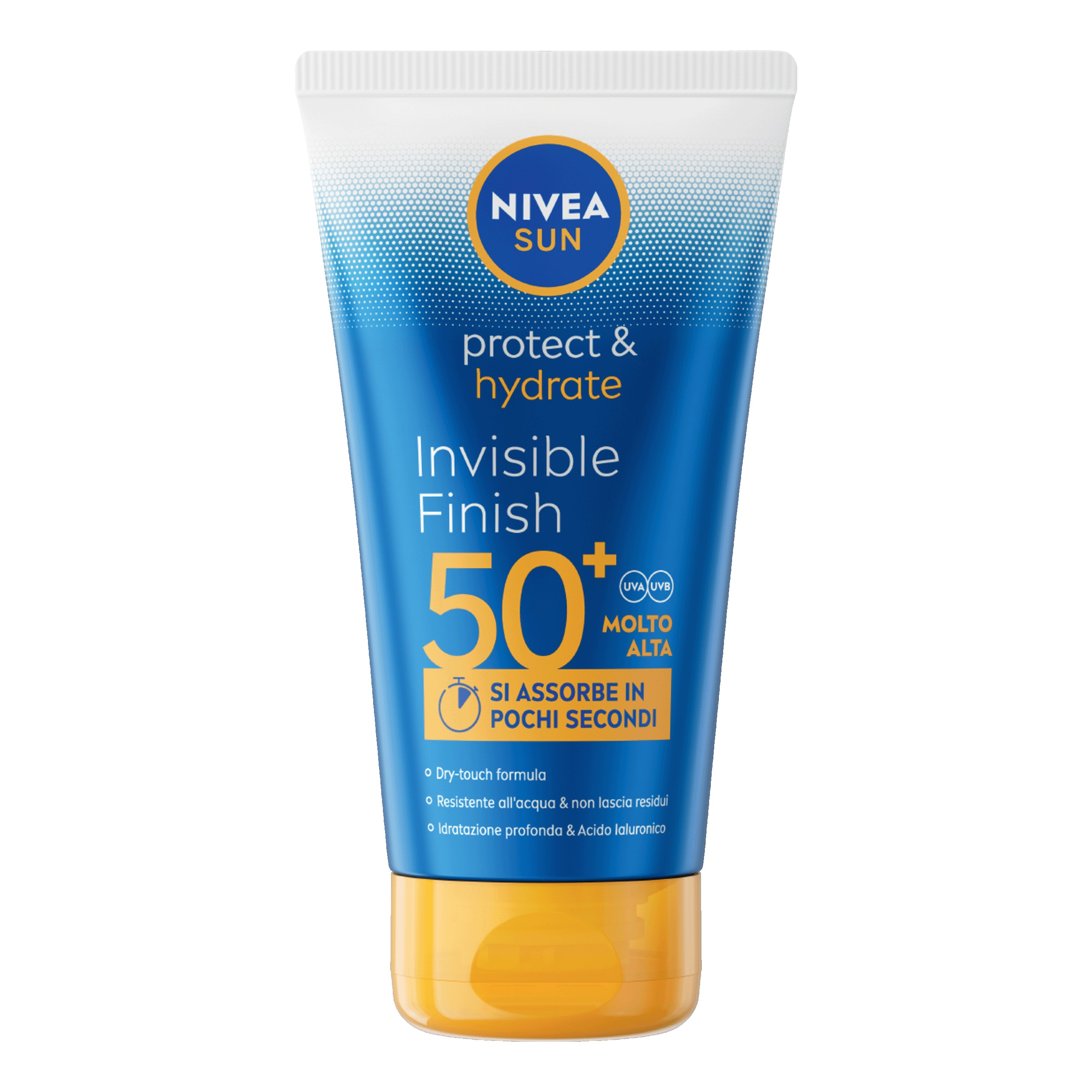 Nivea sun prot &amp; mois invisibile finish spf50+ 150 ml