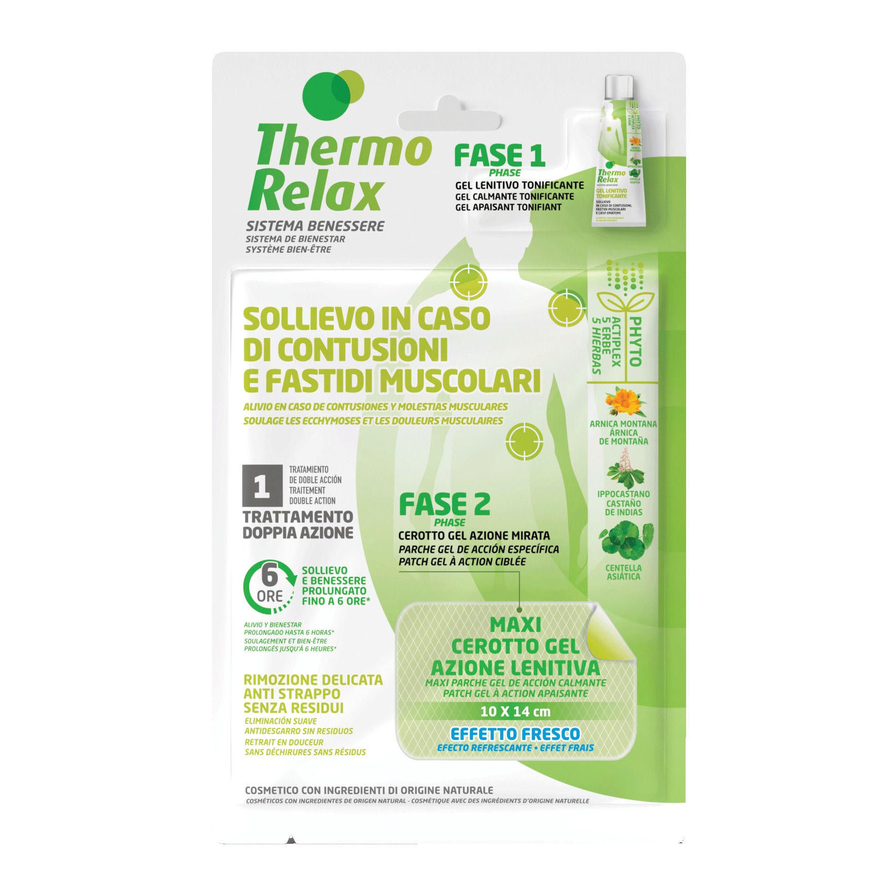 Thermo relax fito dol schiena/spalla cerotti 6 pezzi