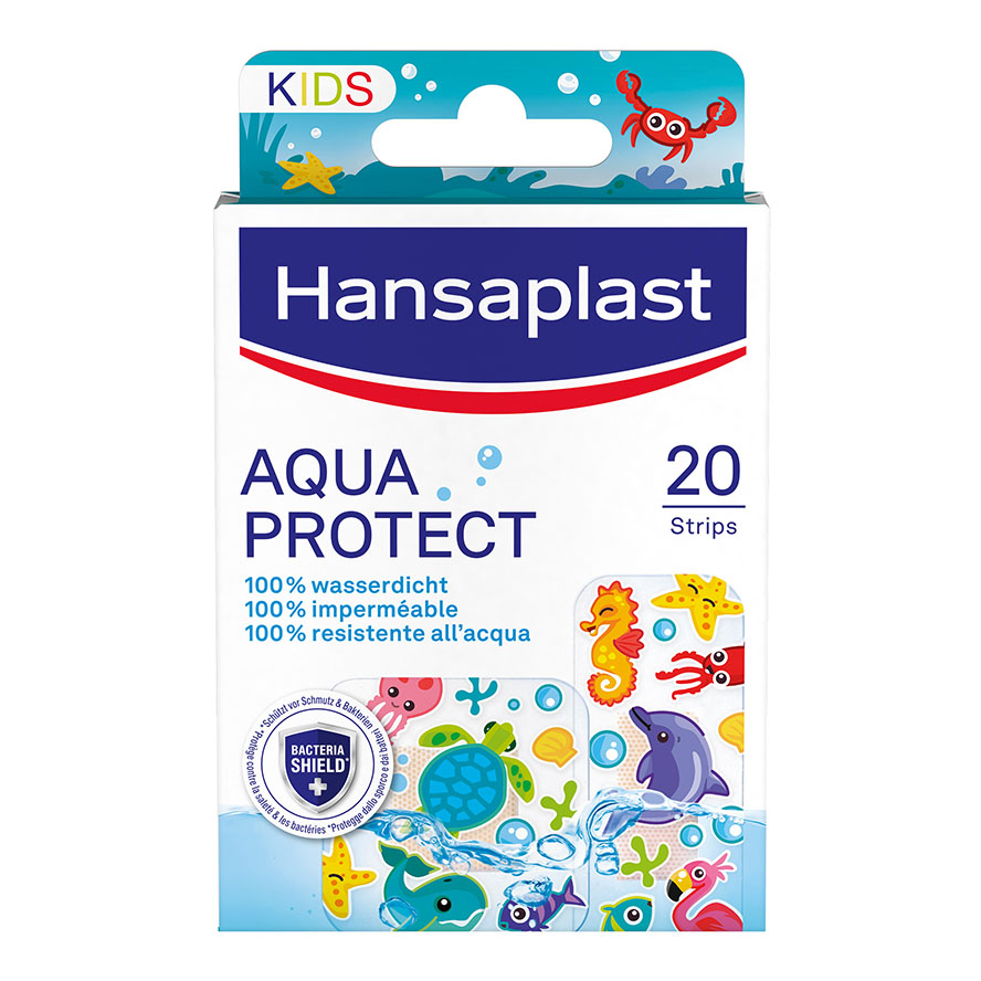 Cerotto hansaplast aqua protect kids 20 pezzi