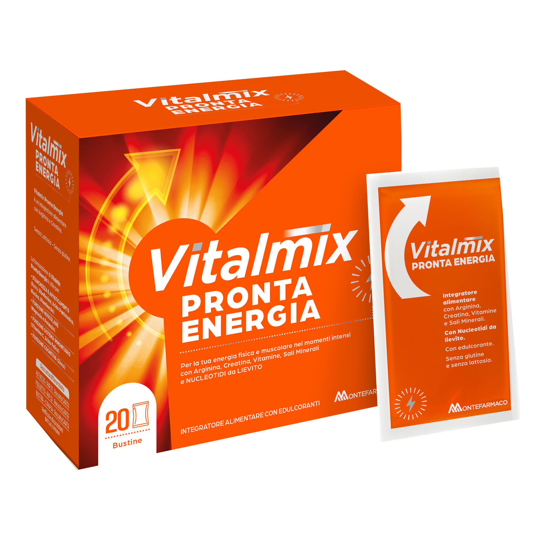 Vitalmix Energia+ Integratore Energetico 20 Bustine