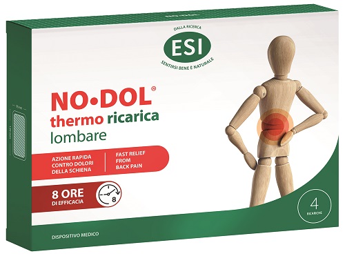 Esi no dol thermo ricarica lombare 4 pezzi