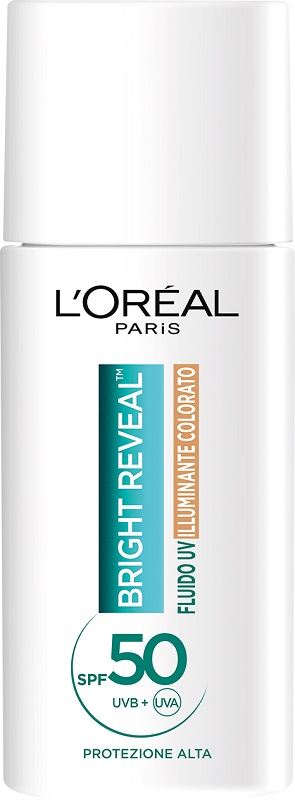 L'oreal paris skincare fluido bright reveal uv spf50 50 ml