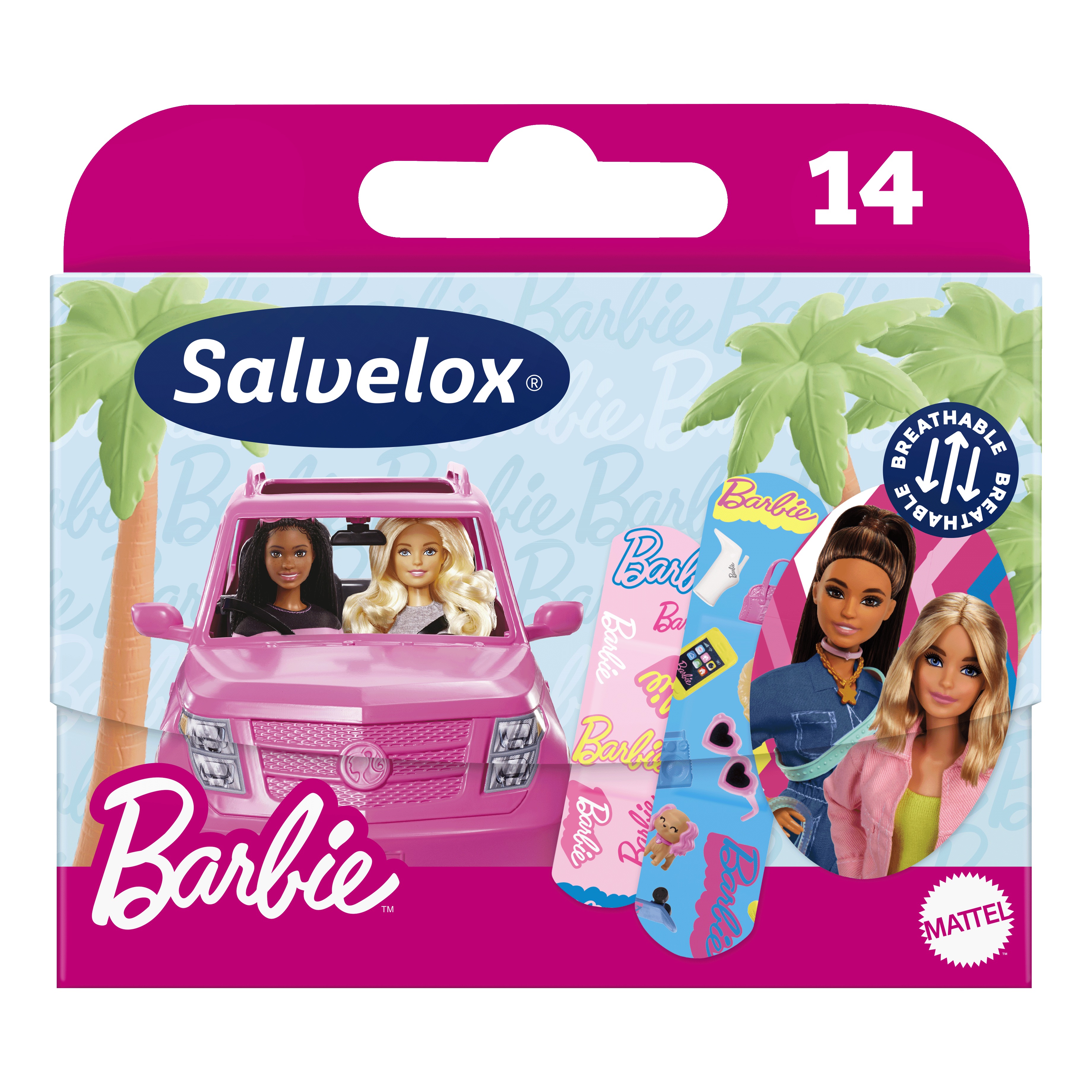 Cerotto salvelox barbie 14 pezzi