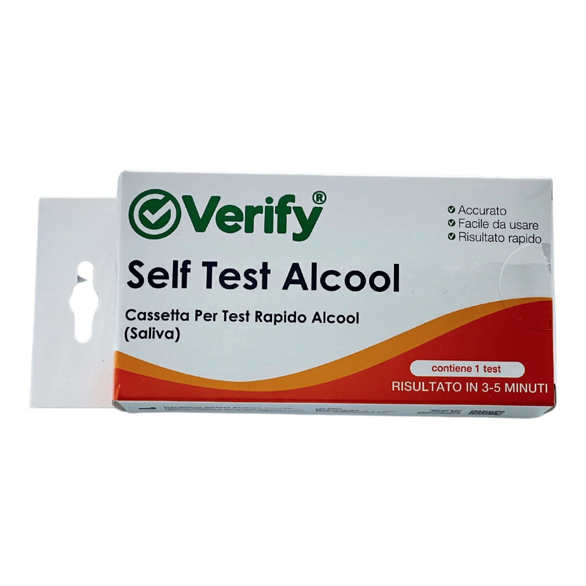 Verify self test alcol saliva cassetta