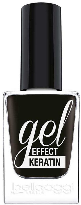 Bellaoggi gel effect keratin smalto effetto gel con cheratina black affair