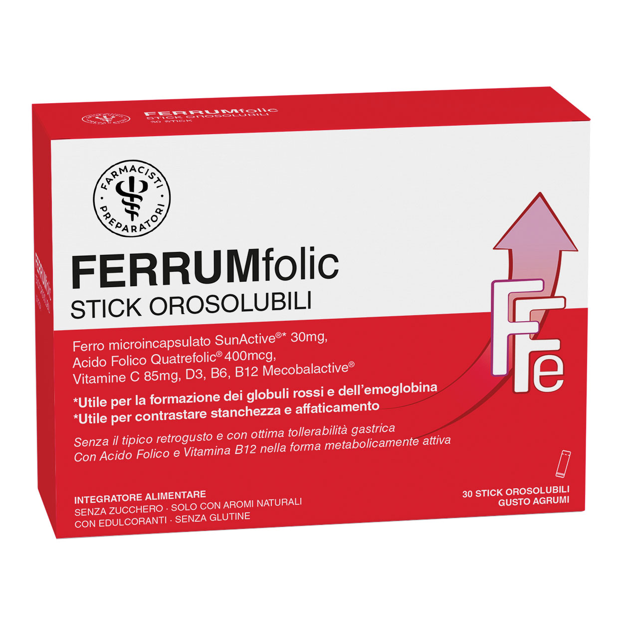 Lfp ferrumfolic agrumi 30 stick orosolubili