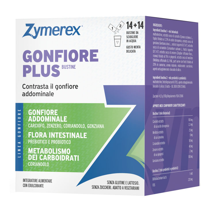 Zymerex gonfiore plus 28 bustine