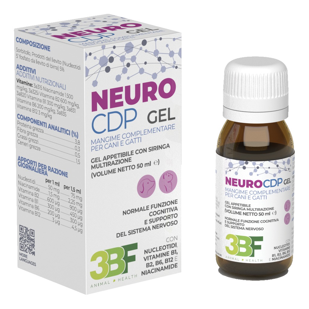 Neuro cdp gel appetibile con siringa multirazione 50 ml