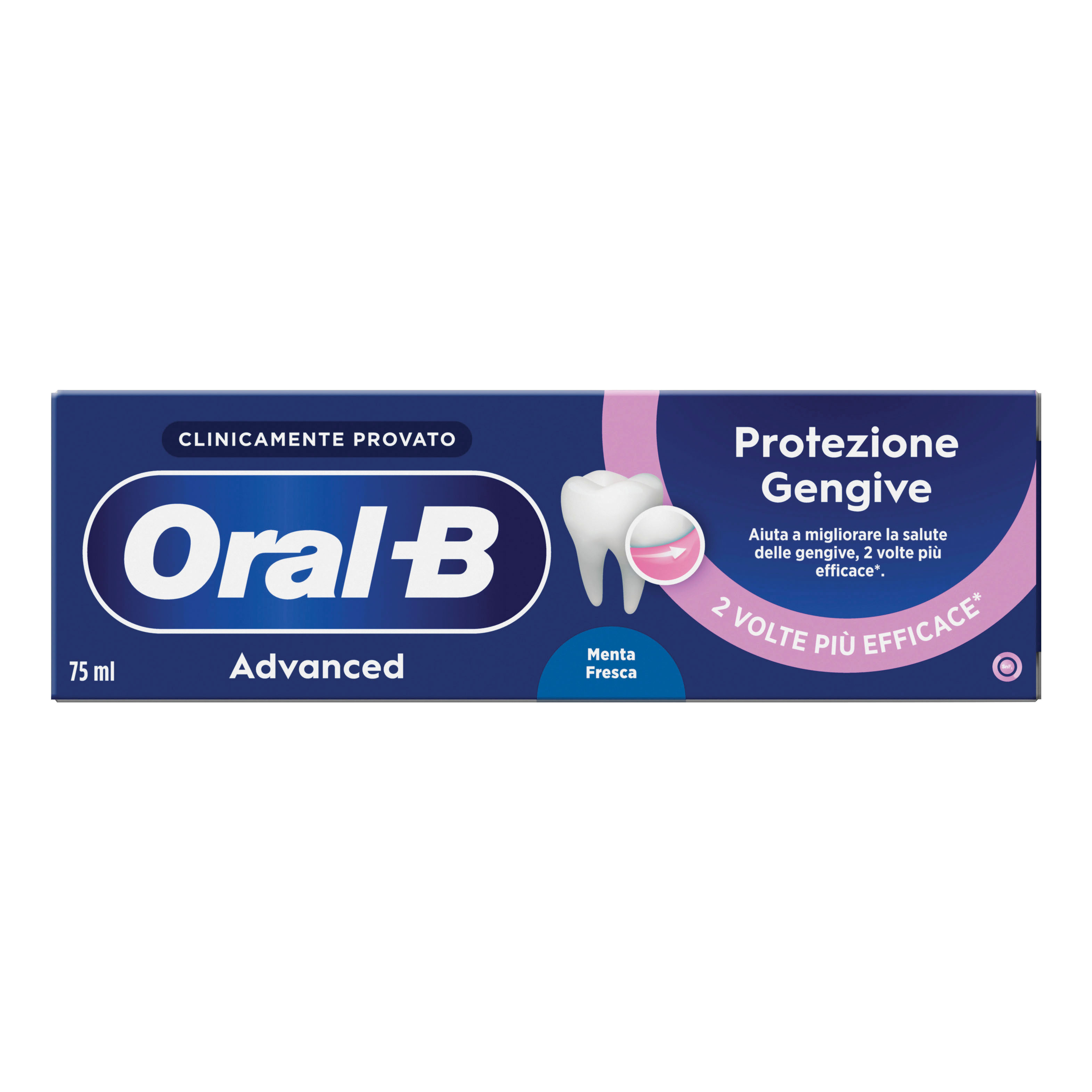 Oral-B Advanced Protezione Gengive Dentifricio Menta Fresca 75 ml