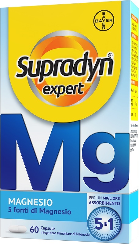 Supradyn Expert Magnesio Completo 5 Sali Integratore Magnesio Complex 60 Capsule