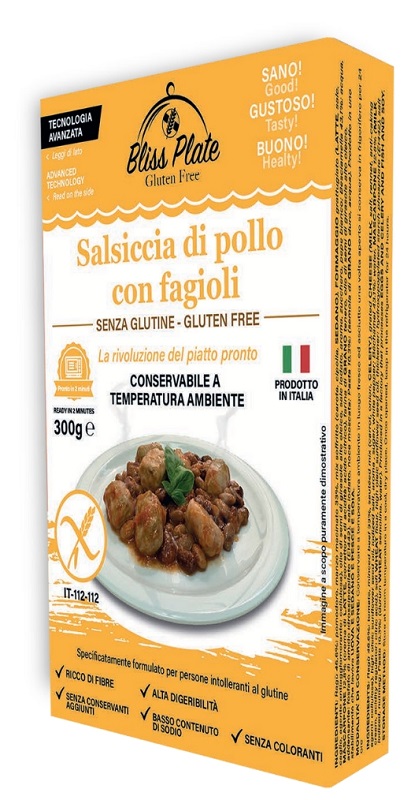 Bliss plate salsiccia pollo con fagioli 300 g