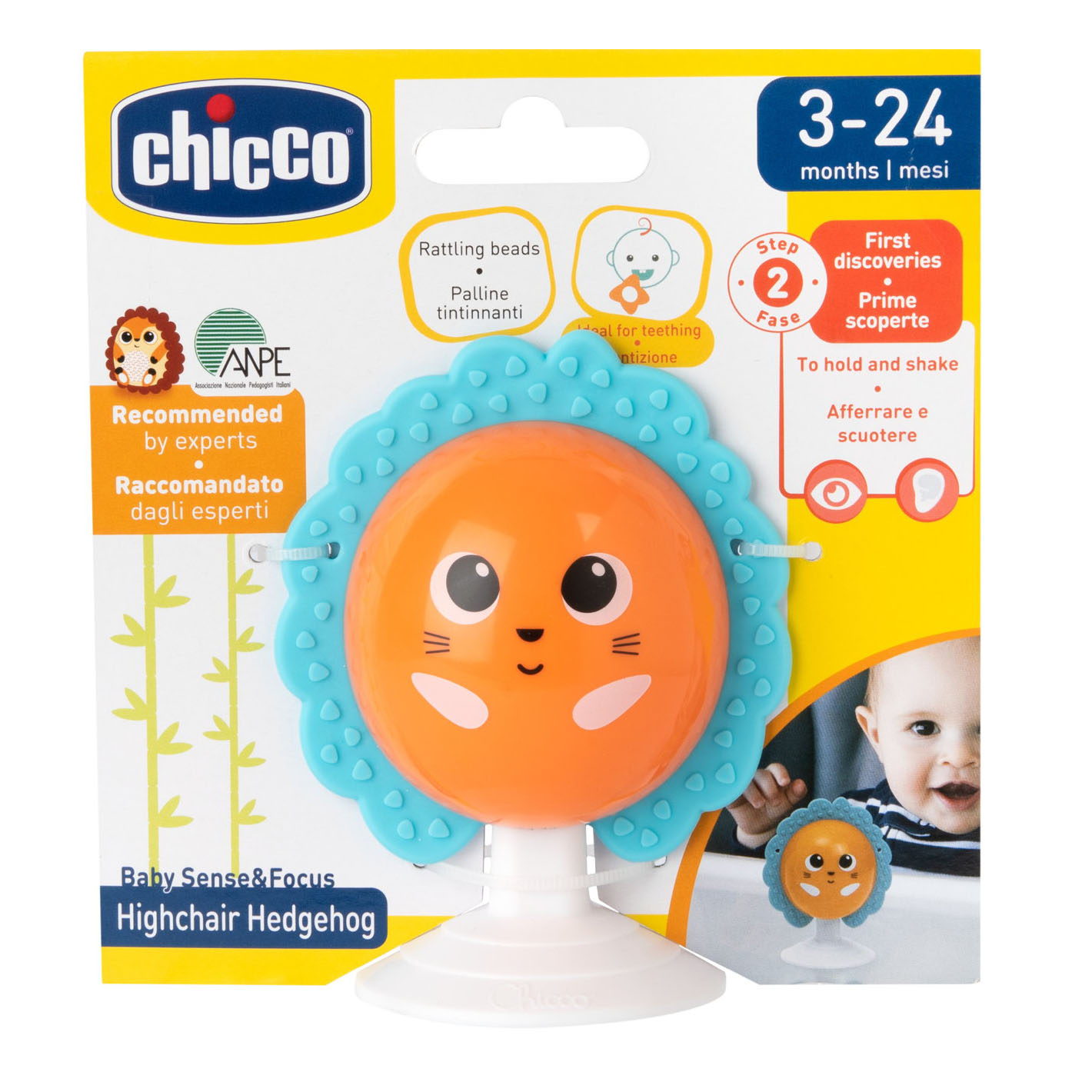 Chicco gioco baby sense&amp;focus gioco seggiolone riccio
