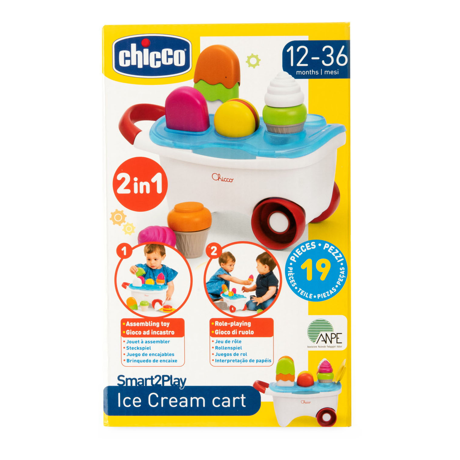 Chicco gioco smart2play carretto dei gelati