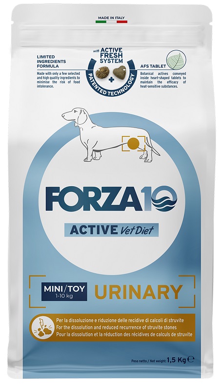 Forza 10 active urinary dogmi &amp; adult pesce dry 1,5 kg