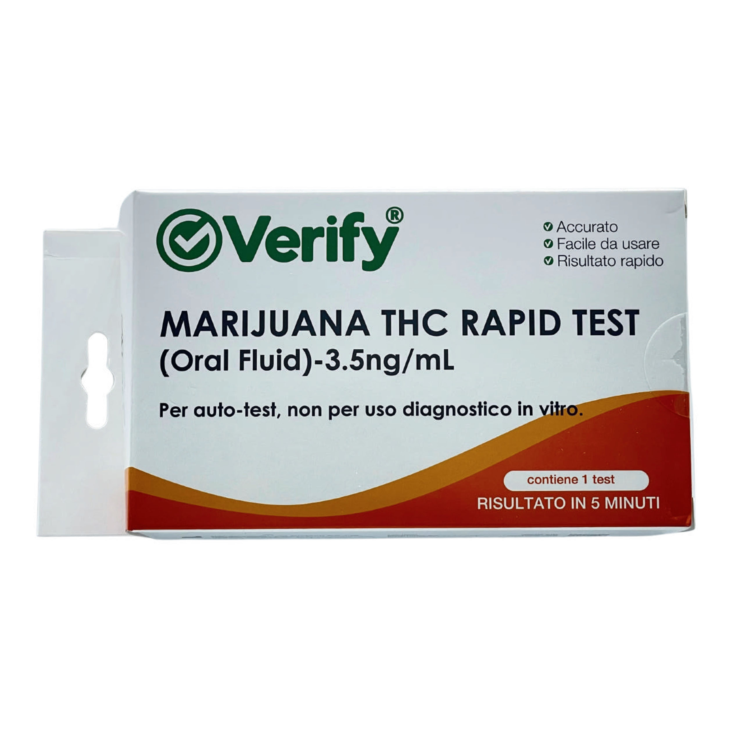 Test rapido verify marijuana thc rilevazione qualitativa thc nel fluido orale umano