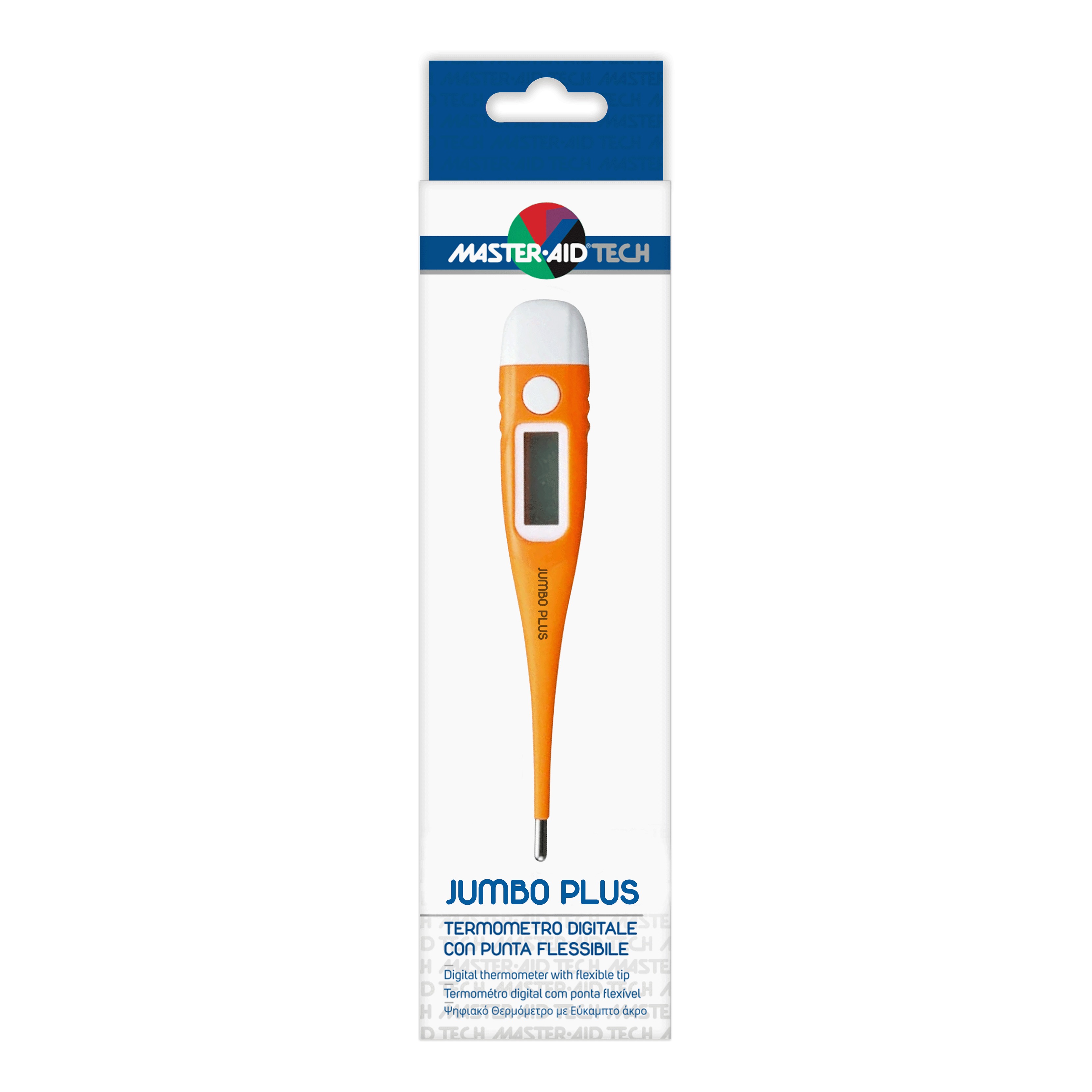 Termometro digitale con punta flessibile master-aid tech jumbo+