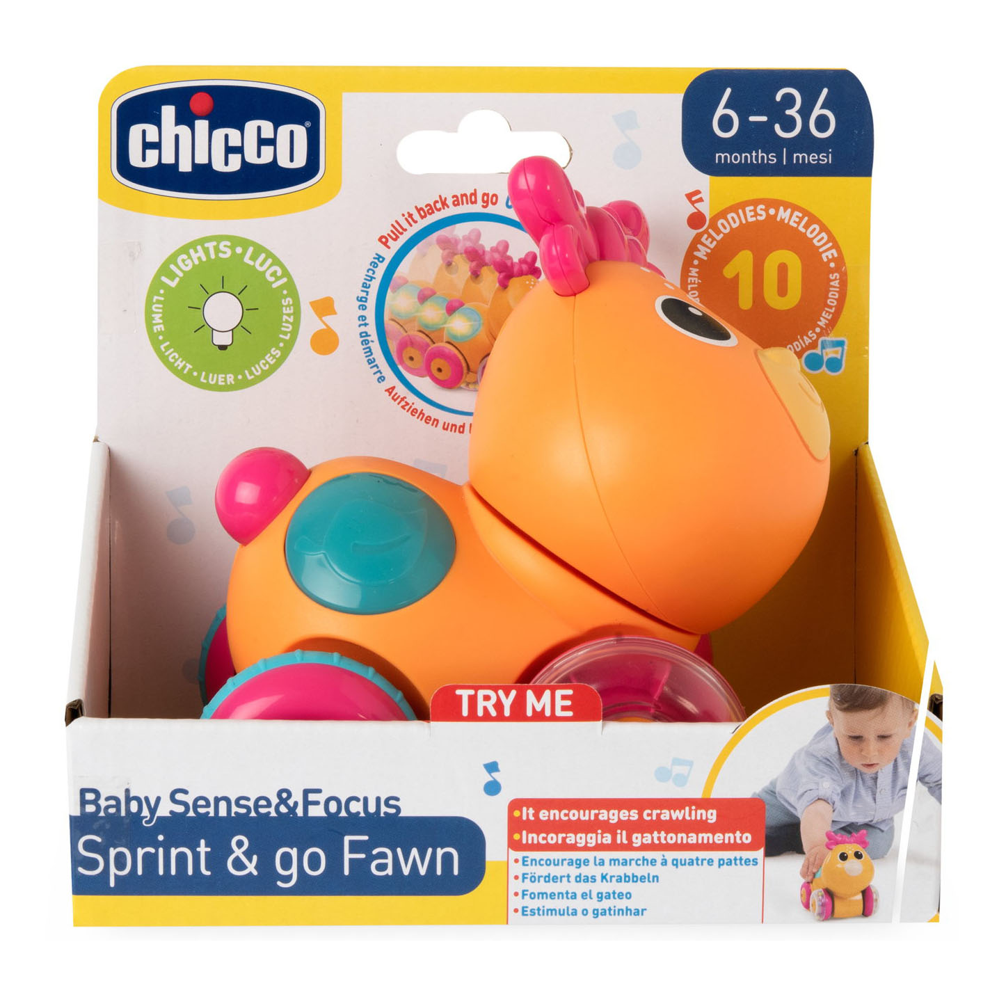 Chicco gioco baby sense&amp;focus cerbiatto sprint&amp;go