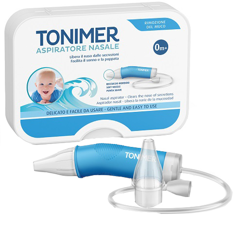 Tonimer Aspiratore Nasale per Lavaggi Nasali 0 Mesi 1 Aspiratore+2 Beccucci