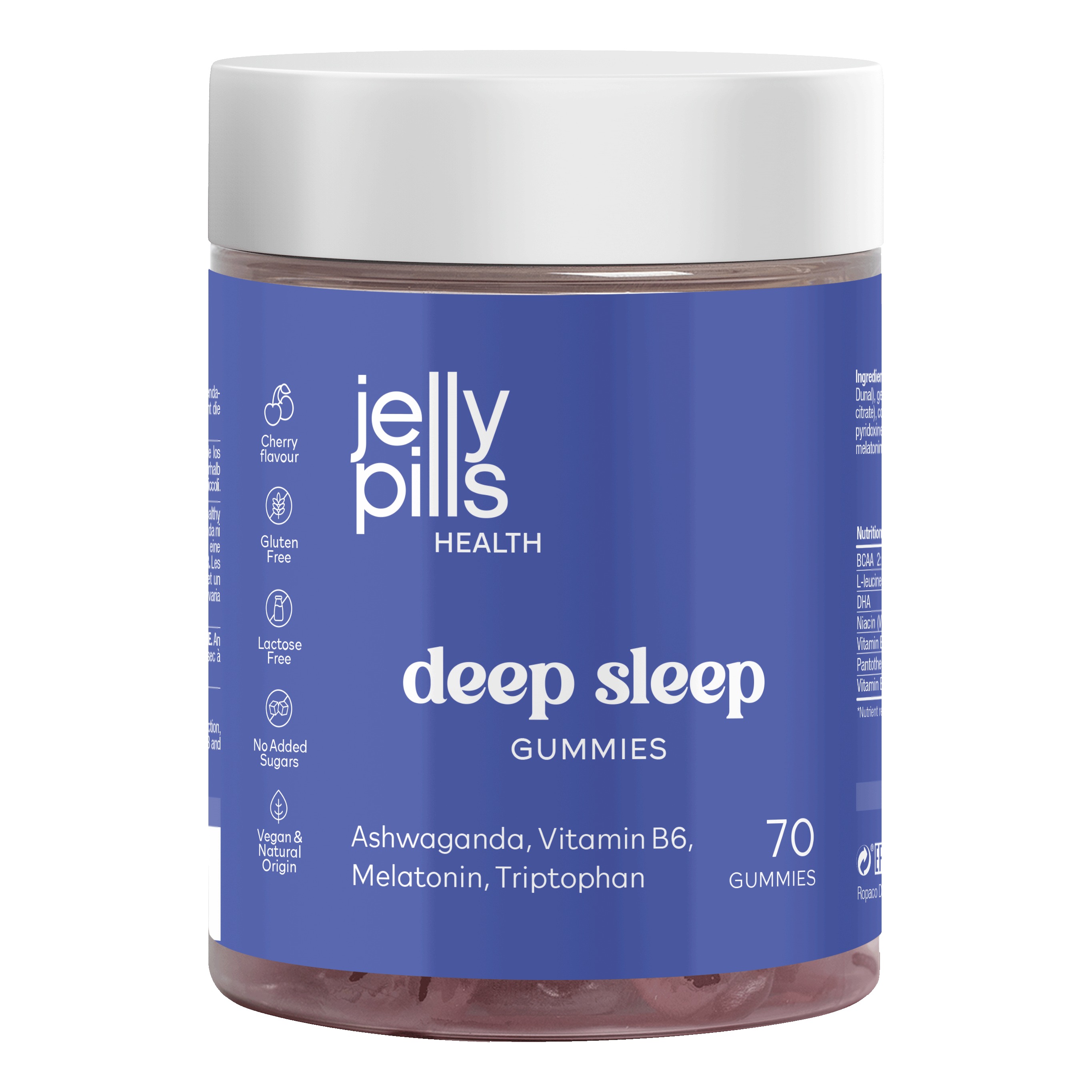 Jelly pills health deep sleep 70 gummies