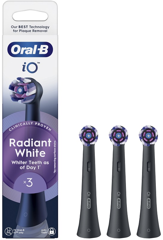 Oralb power refill io 3d white 3 pezzi