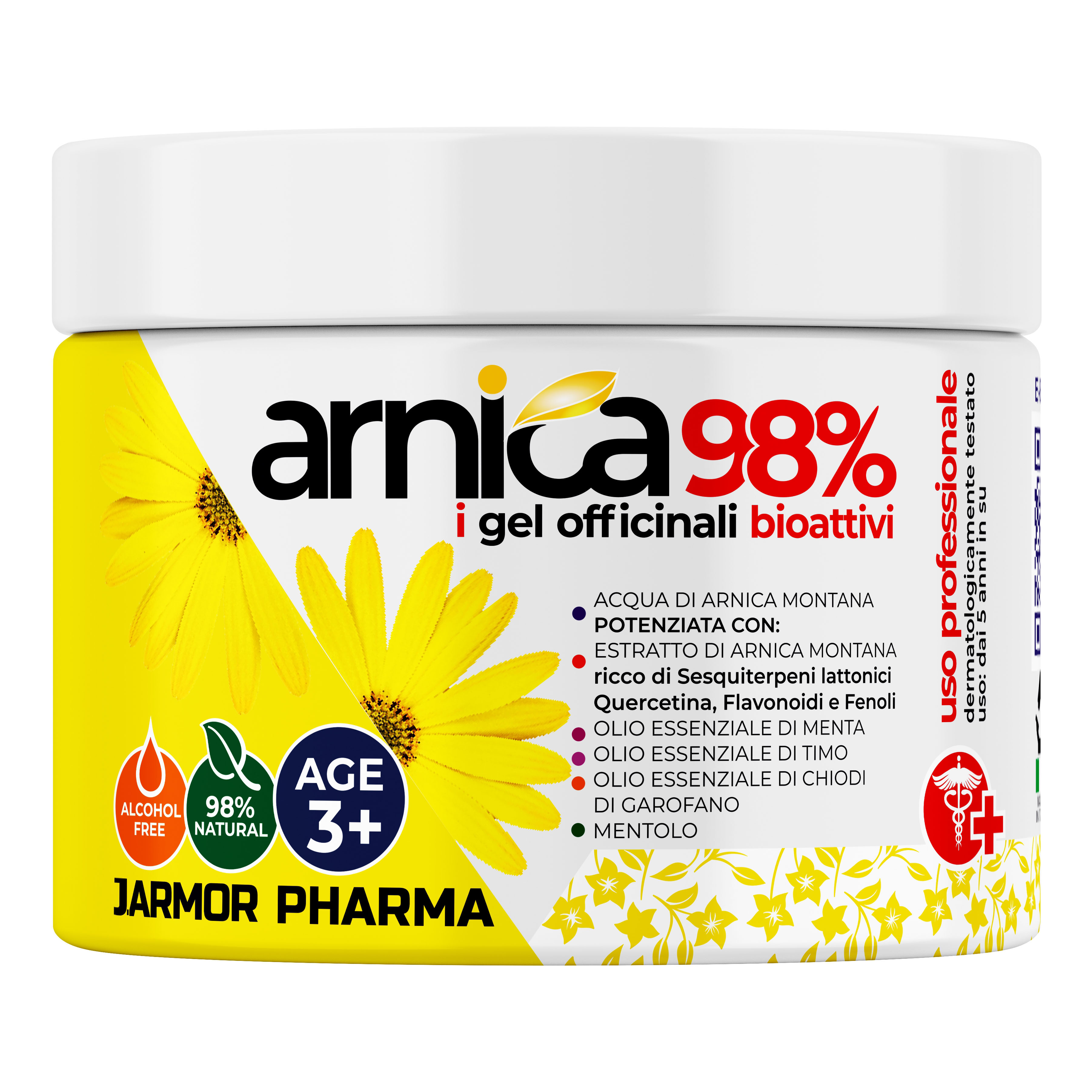 Jarmor arnica gel 98% 200 ml