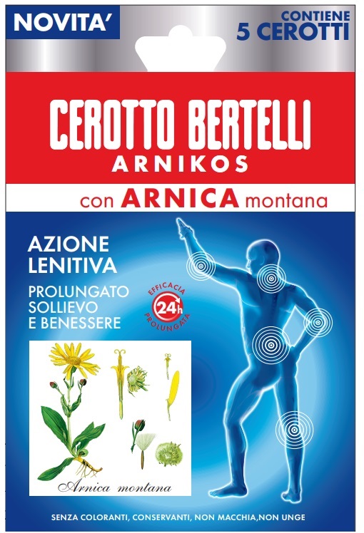 Bertelli cerotto arnikos astuccio 5 pezzi
