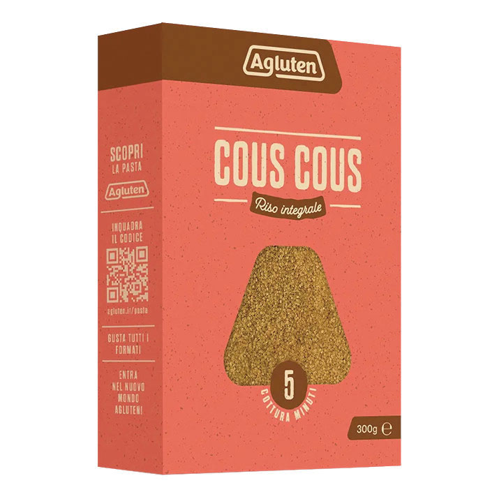 Agluten cous cous riso integrale 300 g