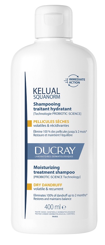 Ducray Kelual Squanorm Shampoo Forfora Secca 400 ml