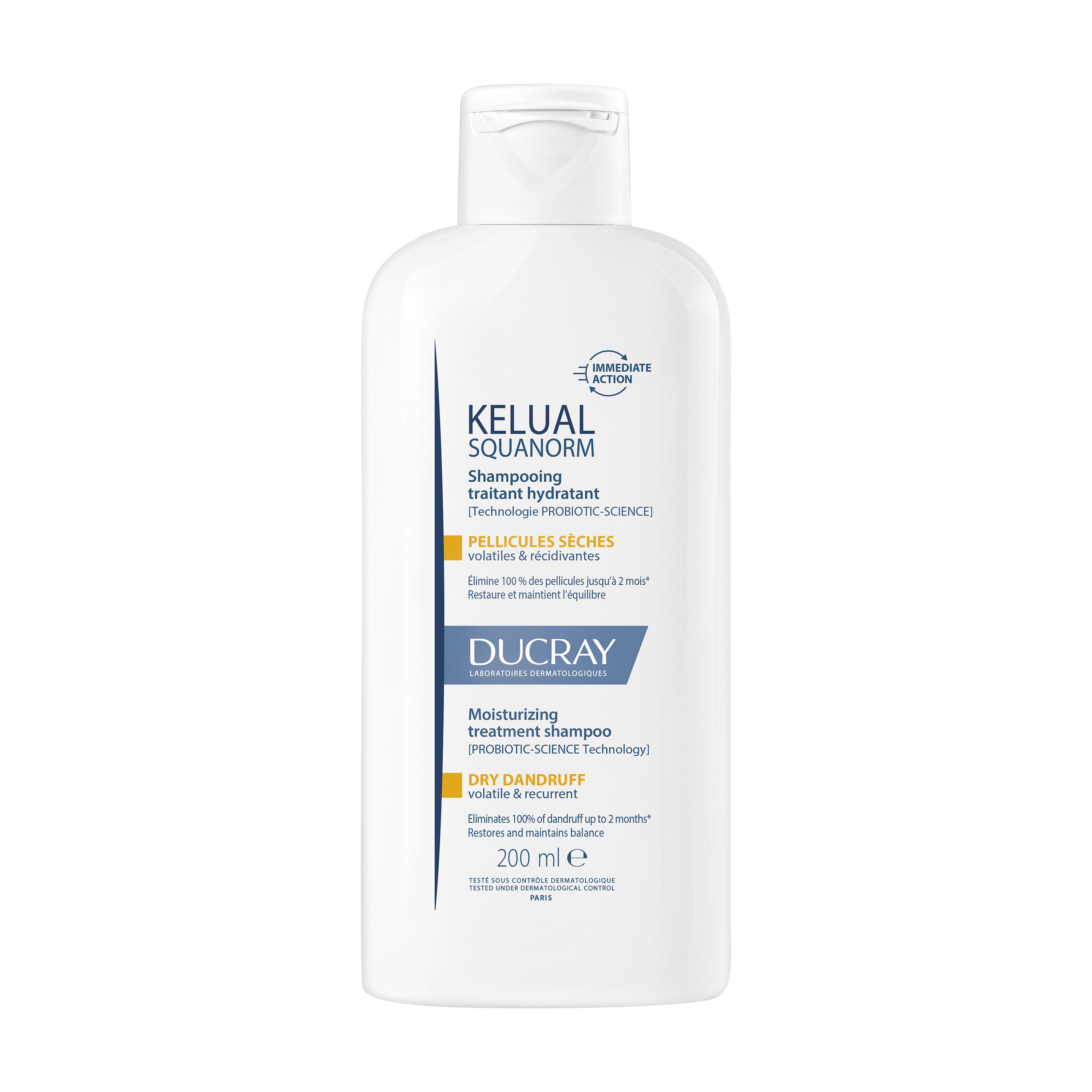 Ducray , Shampoo, Kelual Squanorm Shampoo Idratante – Forfora Secca (400 Ml) - Immagine 4