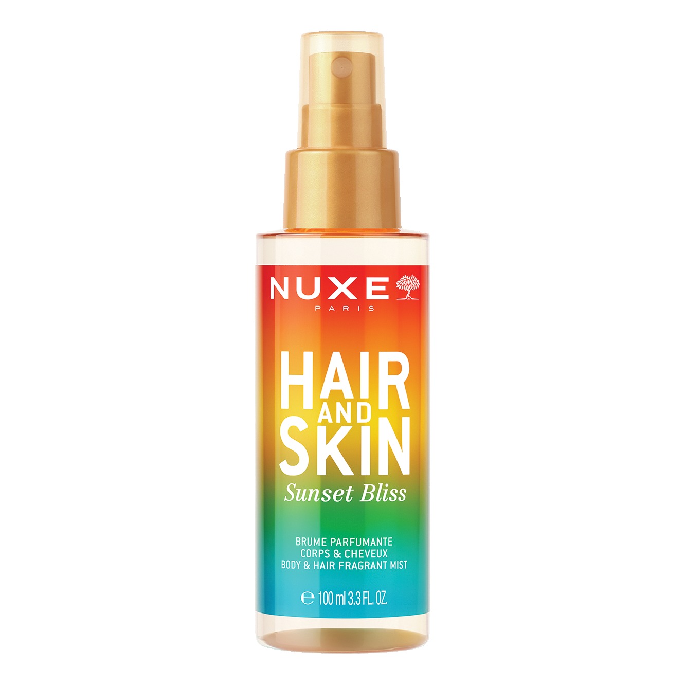 Nuxe hair &amp; skin fragrant mist sunset bliss 100 ml