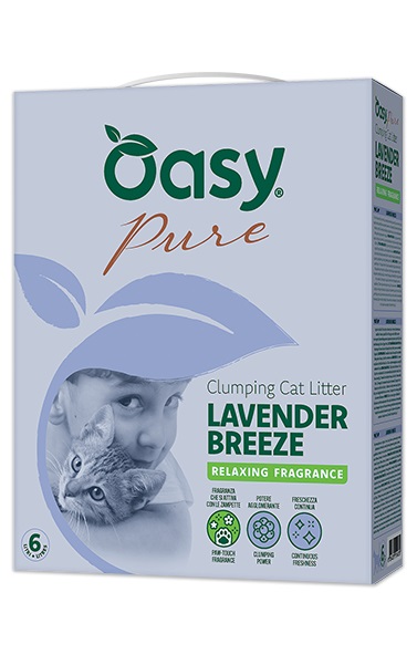 Oasy lettiera minerale pure lavender breeze 6 l