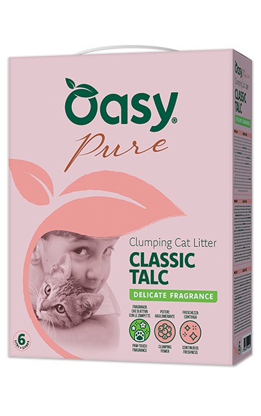 Oasy lettiera minerale pure classic talk 6 l
