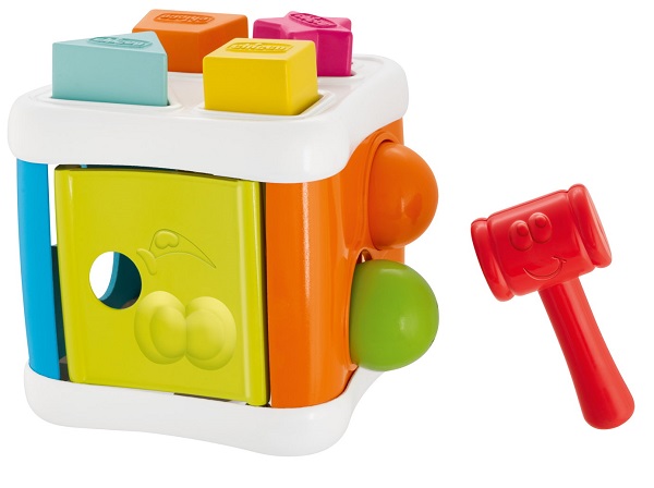 Chicco gioco 2 in 1 cubo incastra &amp; martella 2022