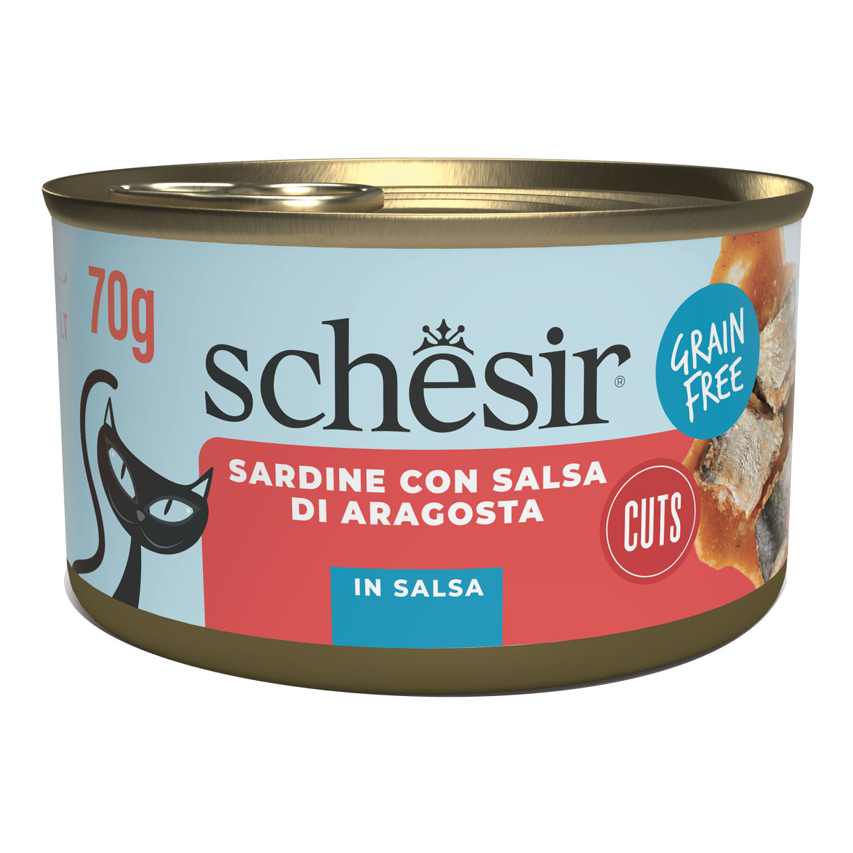 Schesir cat filetti sardine con salsa di aragosta 70 g