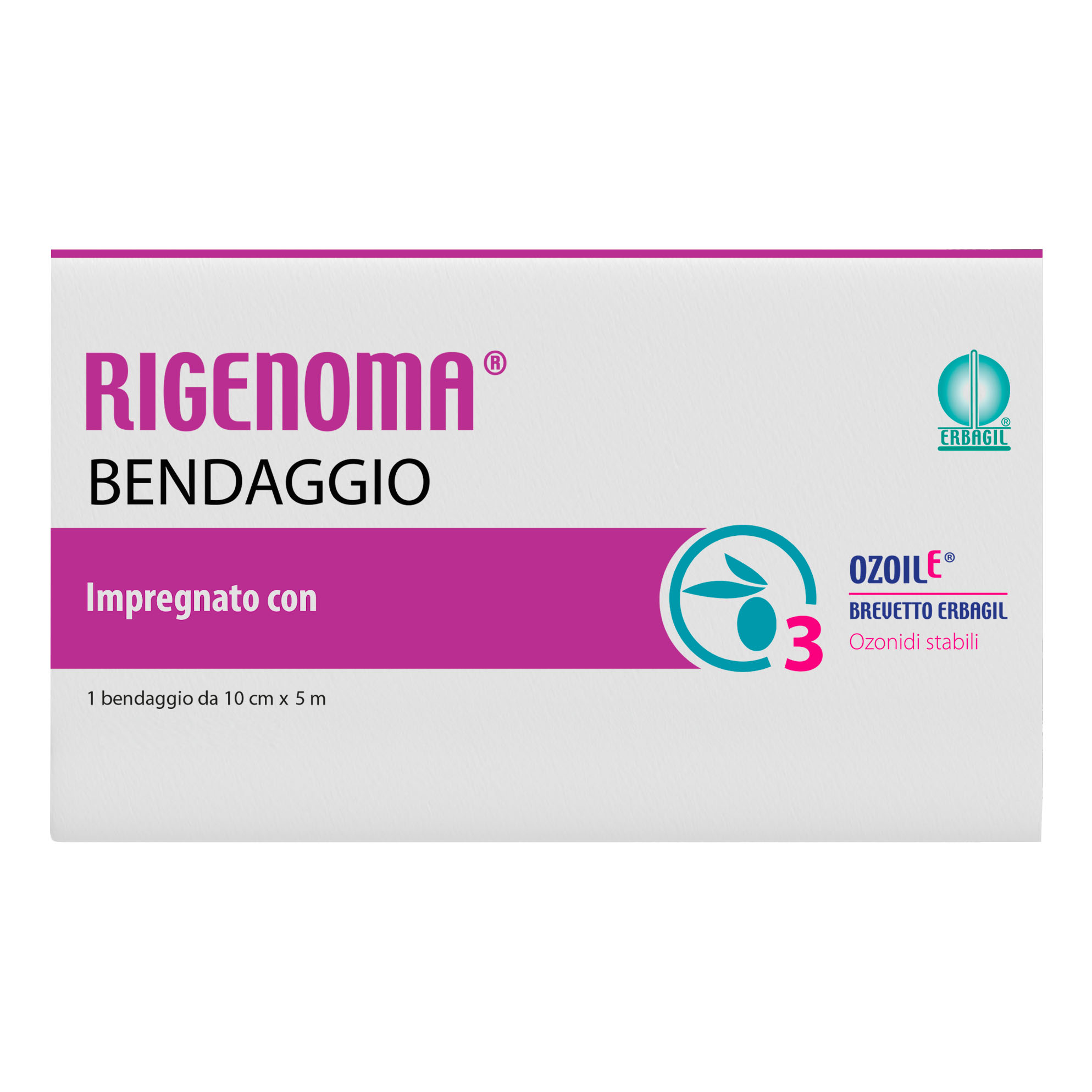 Rigenoma bendaggio m 5x10 cm