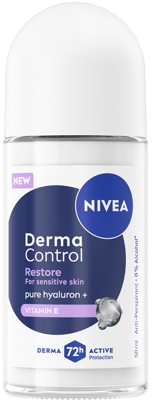 Nivea deodorante derma control restore 72 ore roll-on 50 ml